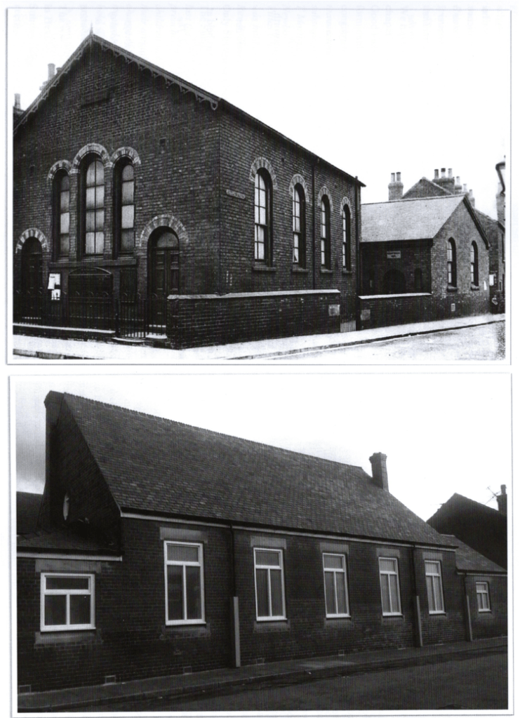 Hexthorpe Primitive Methodist & Hexthorpe Wesleyan Methodist chapels, 1869.
Hexthorpe Urban Road Methodist & Hexthorpe Trinity Methodist chapels, 1932.